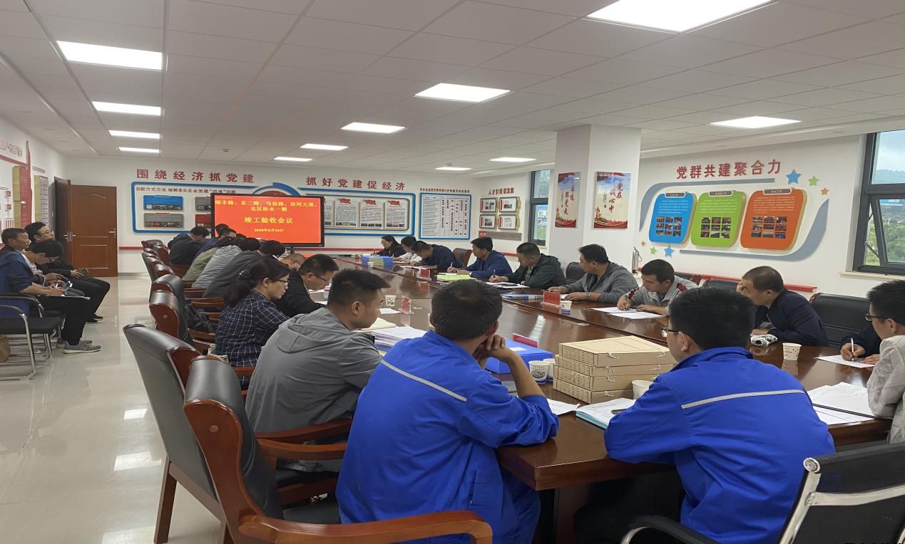 市質(zhì)監(jiān)站對瑞豐路、涇河大道、東二路（北段）、北區(qū)給水（一期）進(jìn)行竣工驗(yàn)收(圖2)